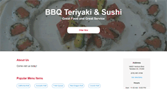 Desktop Screenshot of bbqteriyakisushi.com